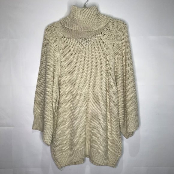 Cliché Couture Cowl Neck Turtleneck Sweater Lg - Picture 2 of 8
